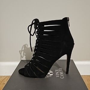 Vince Camuto Black Women's Heeled Sandals